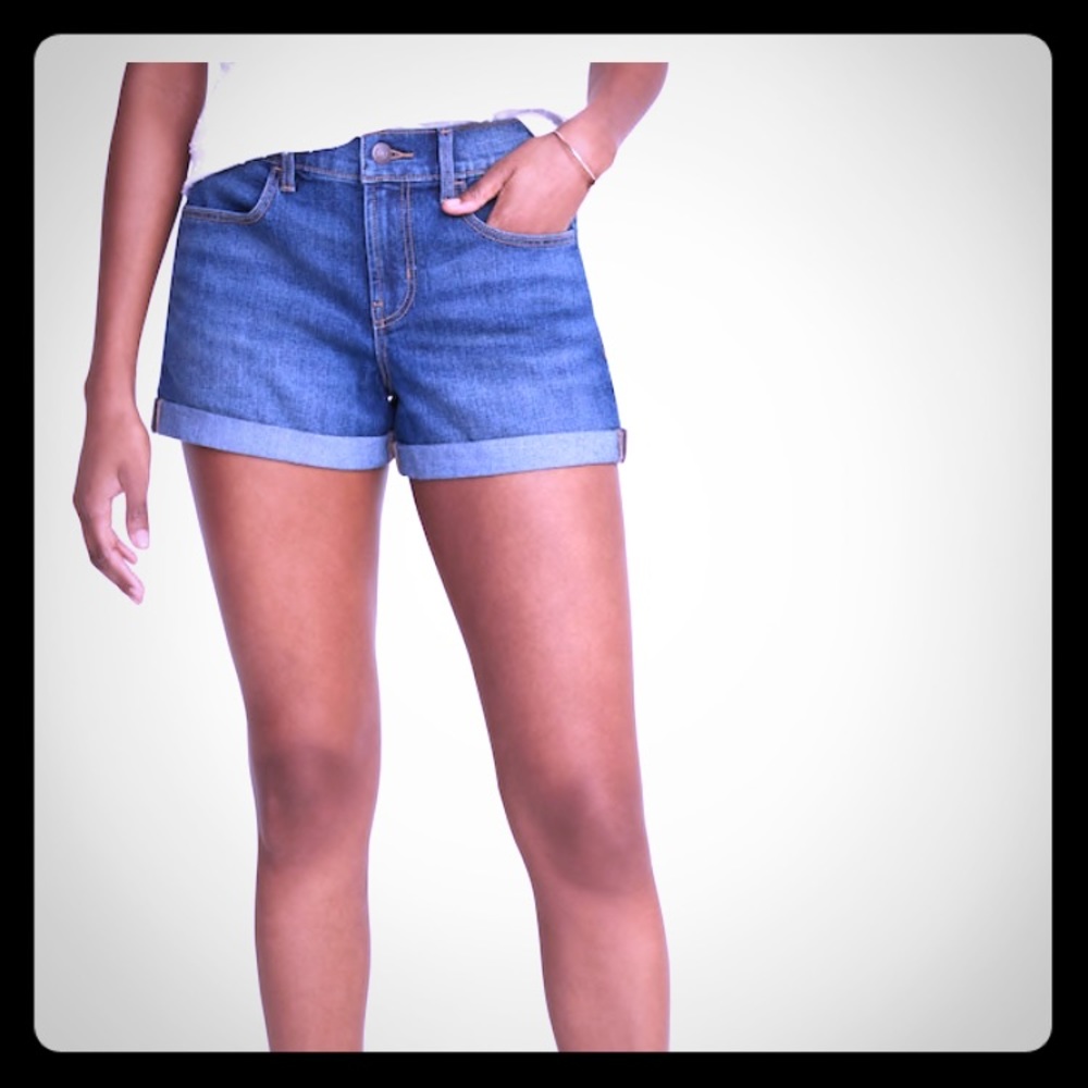Old Navy Women Mid Rise Denim Shorts
